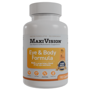 MaxiVision EYE & Body Formula,  support not only your eyes but your entire body