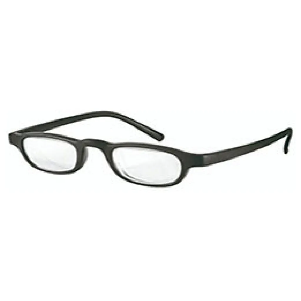 5893 improvision prismatic half eye black matte spectacles