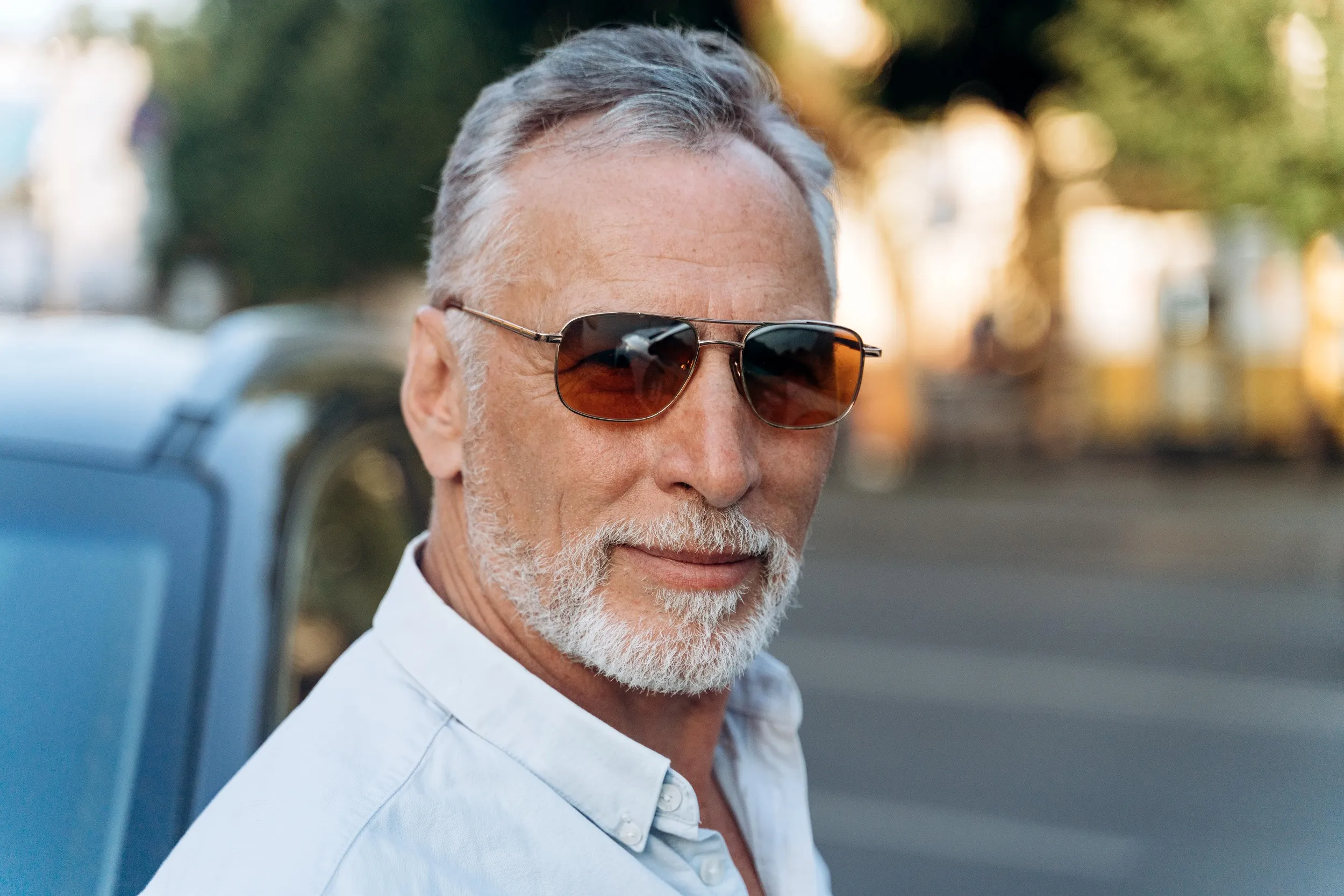 Sunglasses for people with low vision