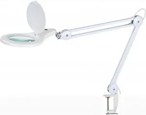 LED Magnifier Lamp 8066LED A Desktop Clamp Tool Optical Lens Optional Magnifying Lamp