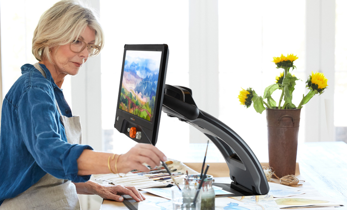 A Desktop Magnifier Is Incredibly Versatile Low Vision Equipment