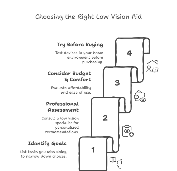 Low Vision Aids: Complete Guide to Visual Aids for Independence 2 Meta Title Visual Aids That Help People With Low Vision Live Independently visual selection 3